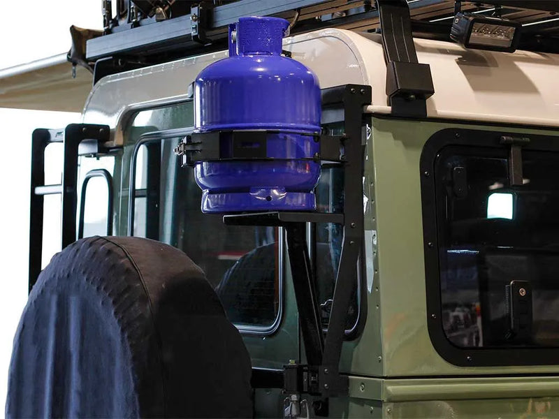 Load image into Gallery viewer, Front Runner Land Rover Defender 90/110 Single Gas Bottle Bracket
