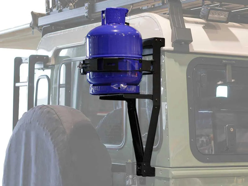 Load image into Gallery viewer, Front Runner Land Rover Defender 90/110 Single Gas Bottle Bracket
