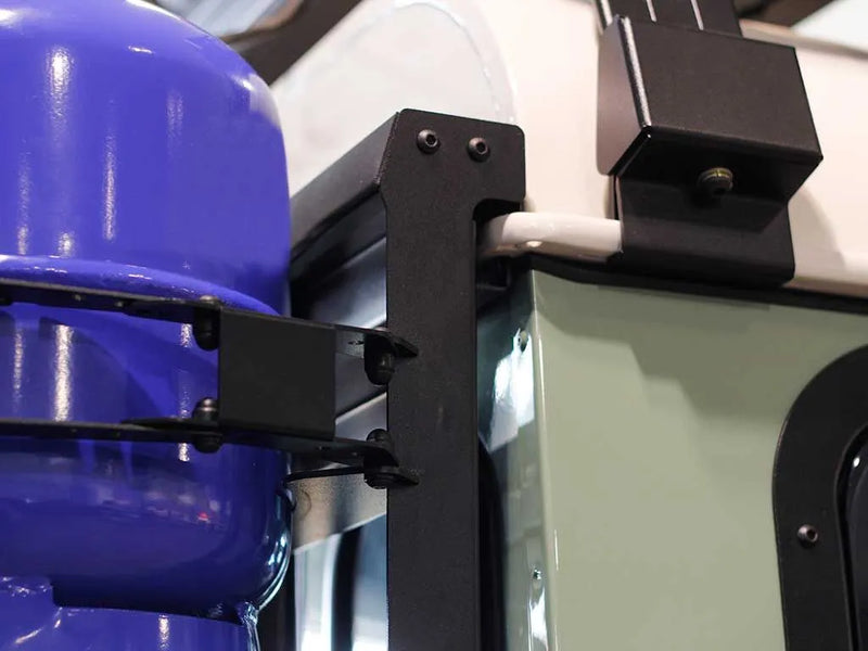 Load image into Gallery viewer, Front Runner Land Rover Defender 90/110 Single Gas Bottle Bracket
