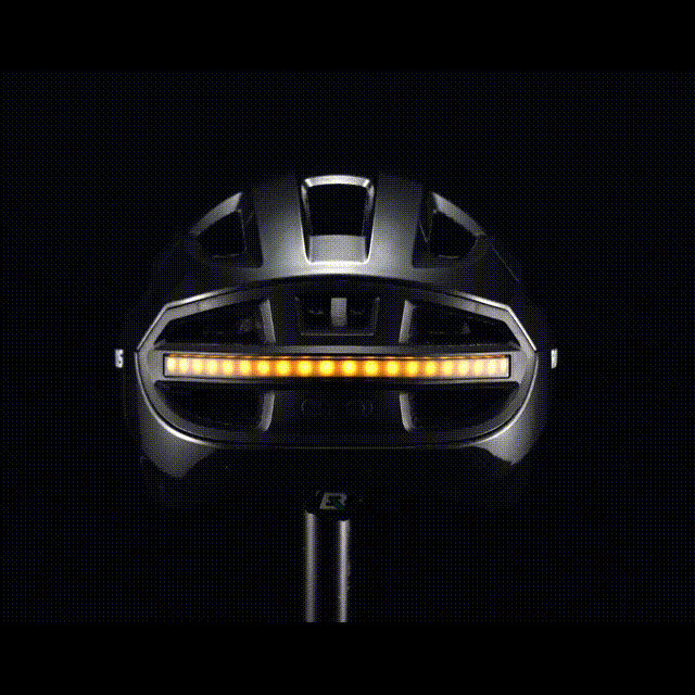Load image into Gallery viewer, Steering Remote Smart Riding Helmet with Bike Headlight and Tail Light GlowGuard
