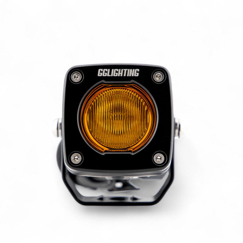 Load image into Gallery viewer, GP5 Single LED Pod Light Amber + Free Clear Lens
