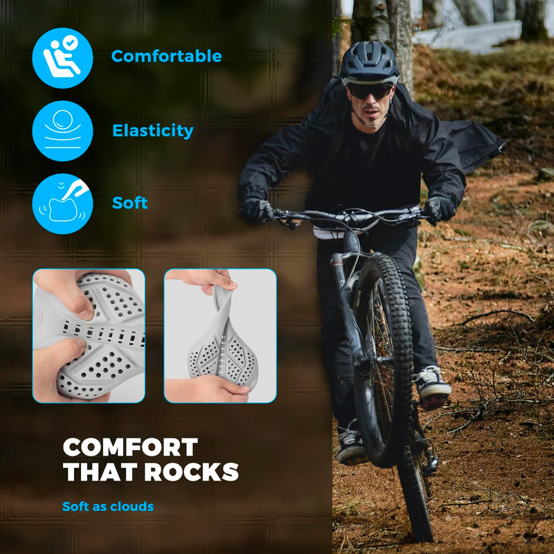 Load image into Gallery viewer, ROCKBROS Extra Soft Silicone Bike Seat Cushion – Anti-Slip, Breathable Cover
