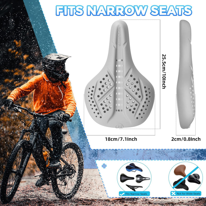 Load image into Gallery viewer, ROCKBROS Extra Soft Silicone Bike Seat Cushion – Anti-Slip, Breathable Cover
