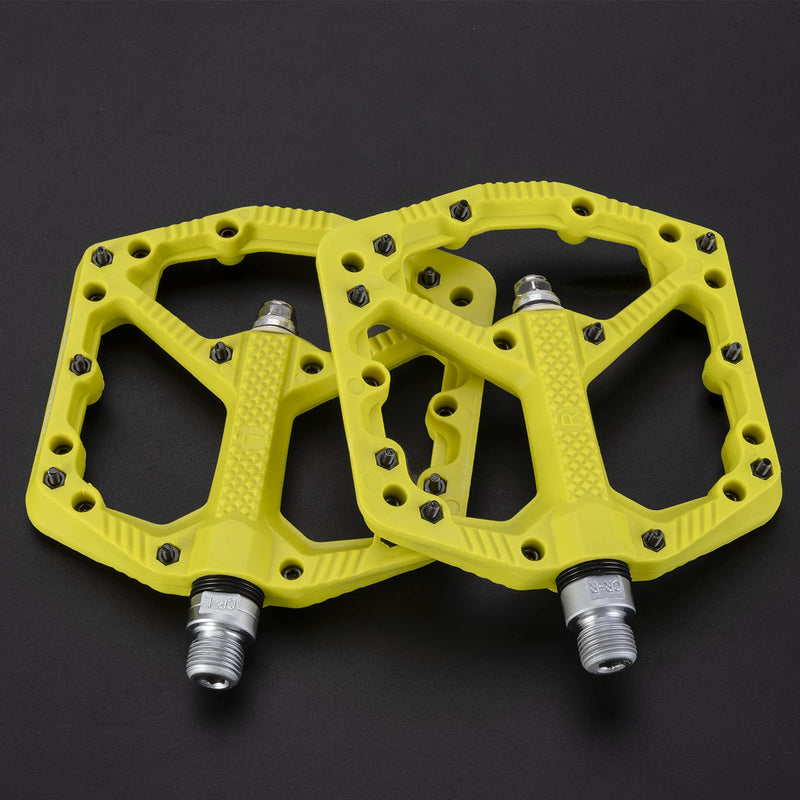 Load image into Gallery viewer, ROCKBROS Mountain Bike Pedals Flat MTB Pedals Nylon Fiber Bicycle Platform Pedals
