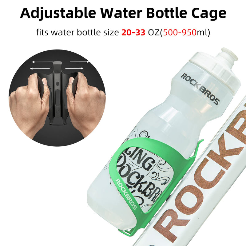 Load image into Gallery viewer, ROCKBROS Lightweight Alloy Aluminum Bike Water Bottle Cage - Secure Hold Bicycle Bottle Bracket
