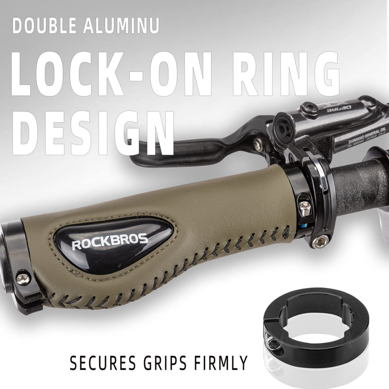Load image into Gallery viewer, ROCKBROS Bike Handle Grips Ergonomics Design Soft Gel Dual Lock
