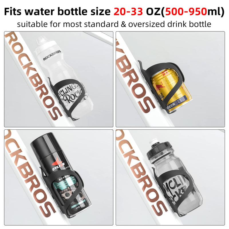 Load image into Gallery viewer, ROCKBROS Lightweight Alloy Aluminum Bike Water Bottle Cage - Secure Hold Bicycle Bottle Bracket
