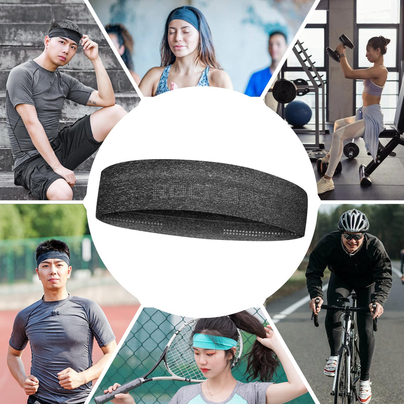 Load image into Gallery viewer, ROCKBROS Elastic Non-Slip Headband for Men Women Soft Sweatband for Running, Yoga Workouts
