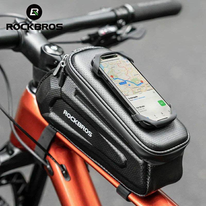 Load image into Gallery viewer, Top Tube Phone Holder Hardshell Bag

