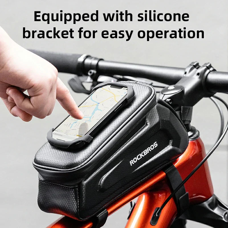 Load image into Gallery viewer, Top Tube Phone Holder Hardshell Bag
