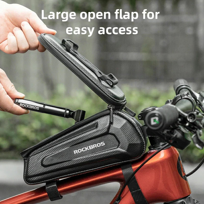 Load image into Gallery viewer, Top Tube Phone Holder Hardshell Bag

