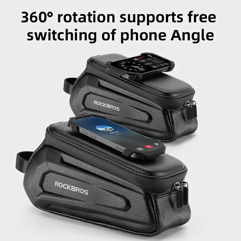 Load image into Gallery viewer, Top Tube Phone Holder Hardshell Bag
