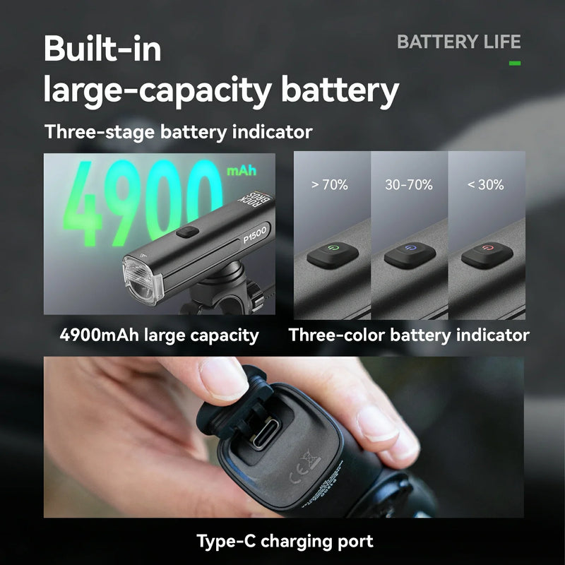 Load image into Gallery viewer, ROAD TO SKY Highlight 600/1200/1500lm usb-c
