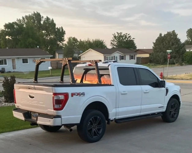Load image into Gallery viewer, BillieBars Ford F150, F250, F350 - Bed Rack For Retractable Covers with T-slots
