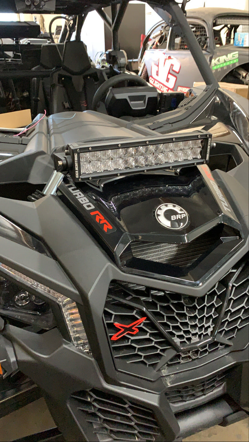 Load image into Gallery viewer, Can-Am X3 Universal Shock Tower Bracket for LED Pods or LED Light Bar Made In USA
