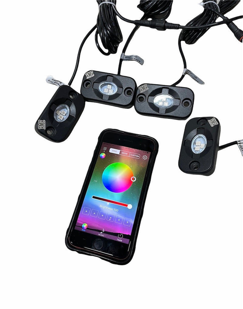 Load image into Gallery viewer, RGB LED Color Changing Rock Lights
