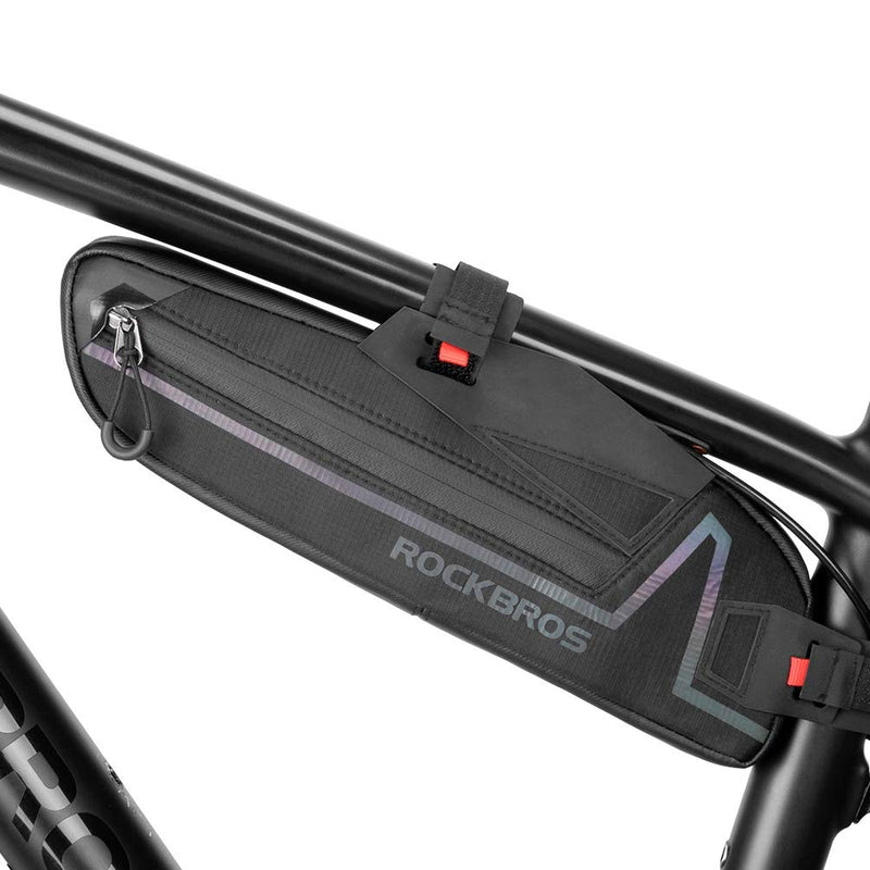 Load image into Gallery viewer, ROCKBROS Water Resistant Bike Triangle Frame Bag, Colorful Reflective 1.5L
