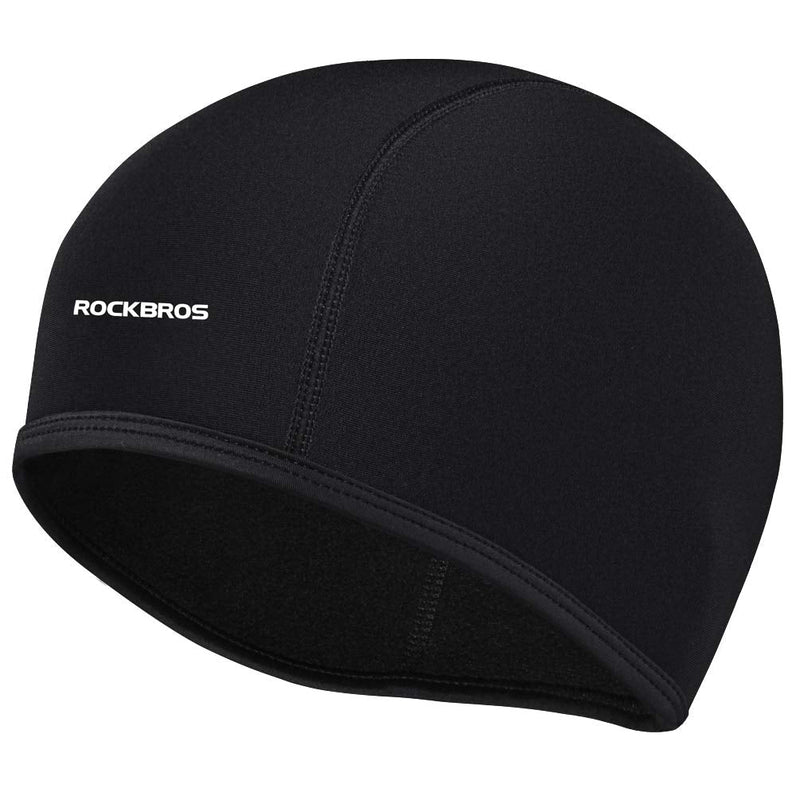 Load image into Gallery viewer, ROCKBROS Skull Cap Men's Winter Cycling Cap Windproof Warm Fleece Thermal Hat Helmet Liner Caps Black for Hiking Skiing Riding
