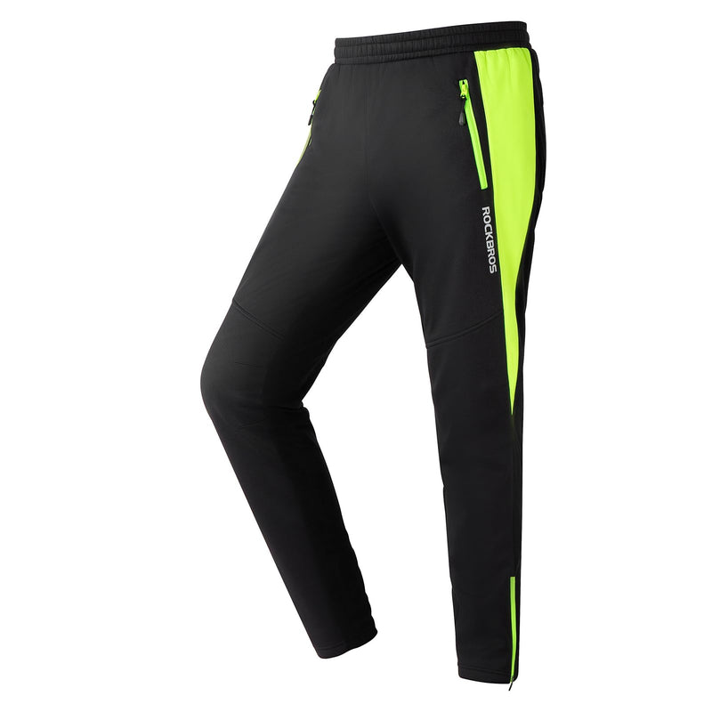 Load image into Gallery viewer, ROCKBROS Men’s Windproof Winter Cycling Pants warmth fleece-lined for  outdoor hiking
