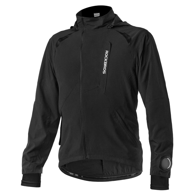 Load image into Gallery viewer, ROCKBROS Men's Windproof Cycling Jacket, Quick-Dry Lightweight Breathable MTB Jacket
