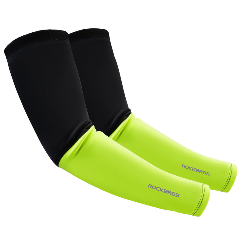 Load image into Gallery viewer, ROCKBROS Thermal Compression Arm Warmers for Men, Cycling Arm Sleeves for Winter Outdoor Activities
