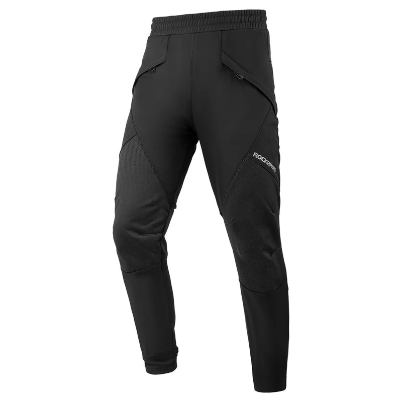 Load image into Gallery viewer, ROCKBROS Winter Cycling Pants for Men Thermal Windproof Mountain Bike Running Pants
