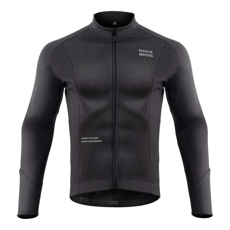 Load image into Gallery viewer, ROCKBROS Men’s Winter Cycling Jacket Thermal Windproof Softshell for Road MTB
