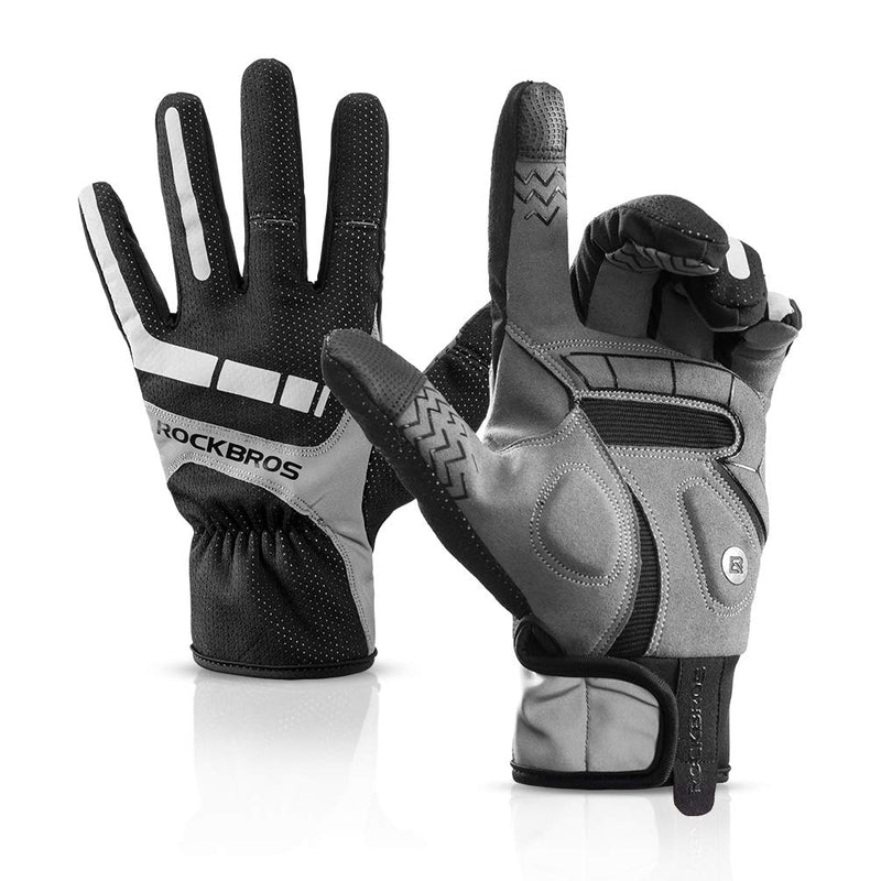 Load image into Gallery viewer, ROCKBROS Full Finger Cycling Gloves for Men, Motorcycle and Mountain Bike Gloves
