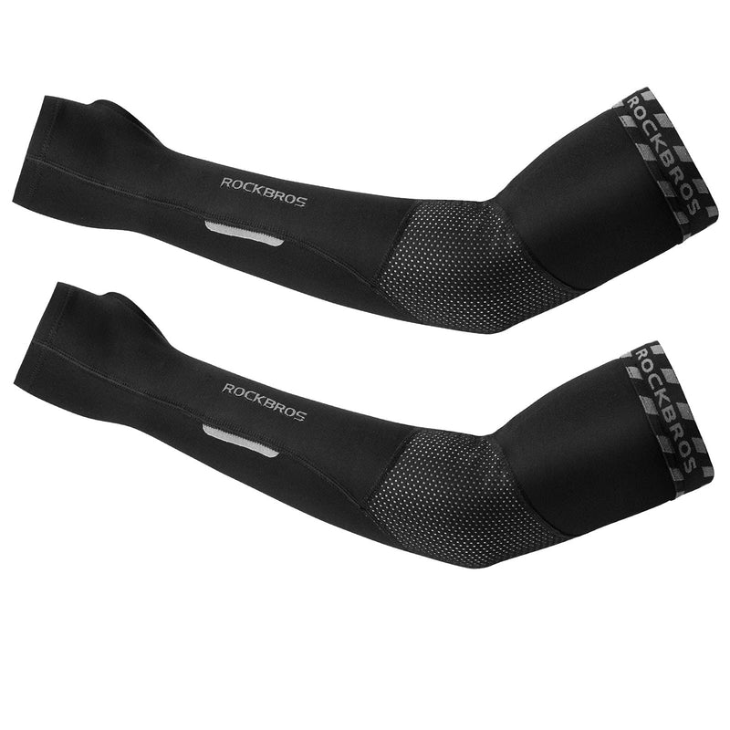 Load image into Gallery viewer, ROCKBROS Arm Warmers Thermal Arm Sleeves with Thumb Holes for Men Women
