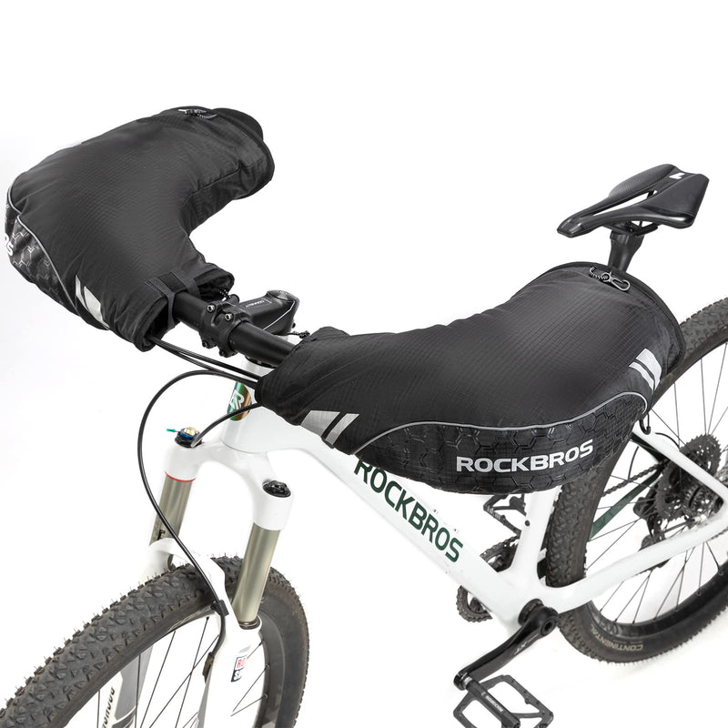 Load image into Gallery viewer, ROCKBROS Thinsulate Windproof Thermal Mountain Bike Handlebar Mittens
