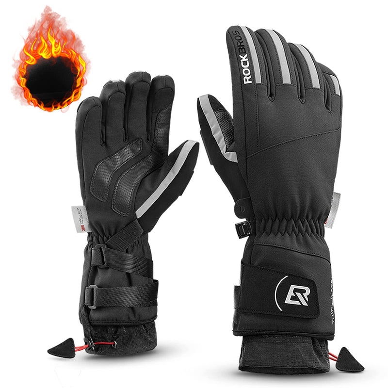 Load image into Gallery viewer, ROCKBROS Winter Ski Gloves Waterproof 3M Thinsulate Touch Screen Thermal Gloves for Men  Women
