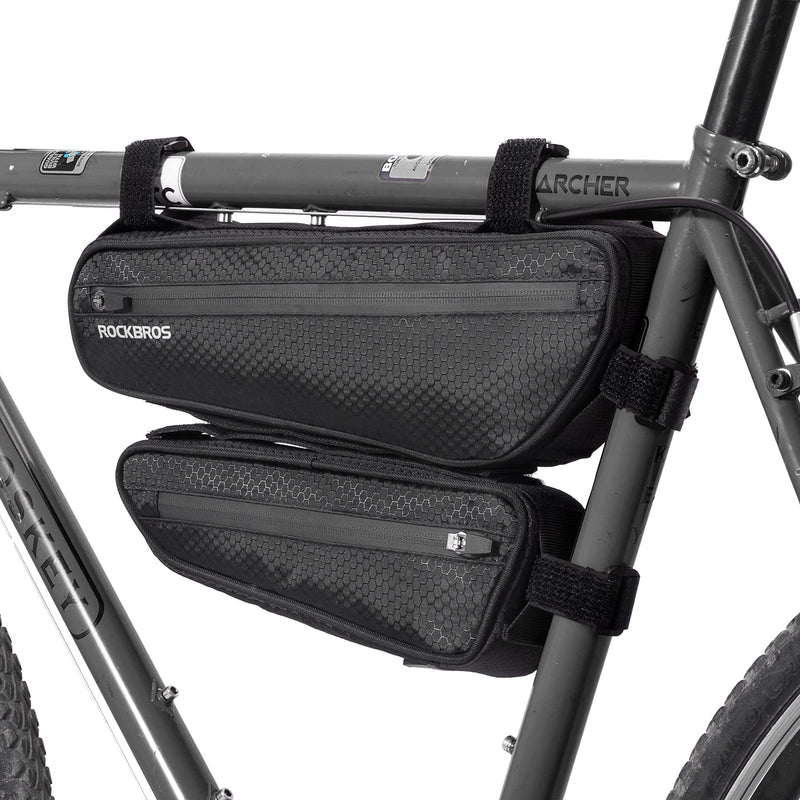 Load image into Gallery viewer, ROCKBROS Water-Resistant Triangle Bike Frame Saddle Bag Accessories for MTB Road Cycling
