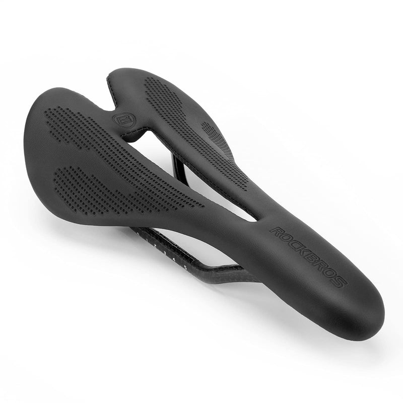 Load image into Gallery viewer, ROCKBROS Carbon Fiber Bike Saddle Lightweight Shock-Absorbing Comfort for Men Women"
