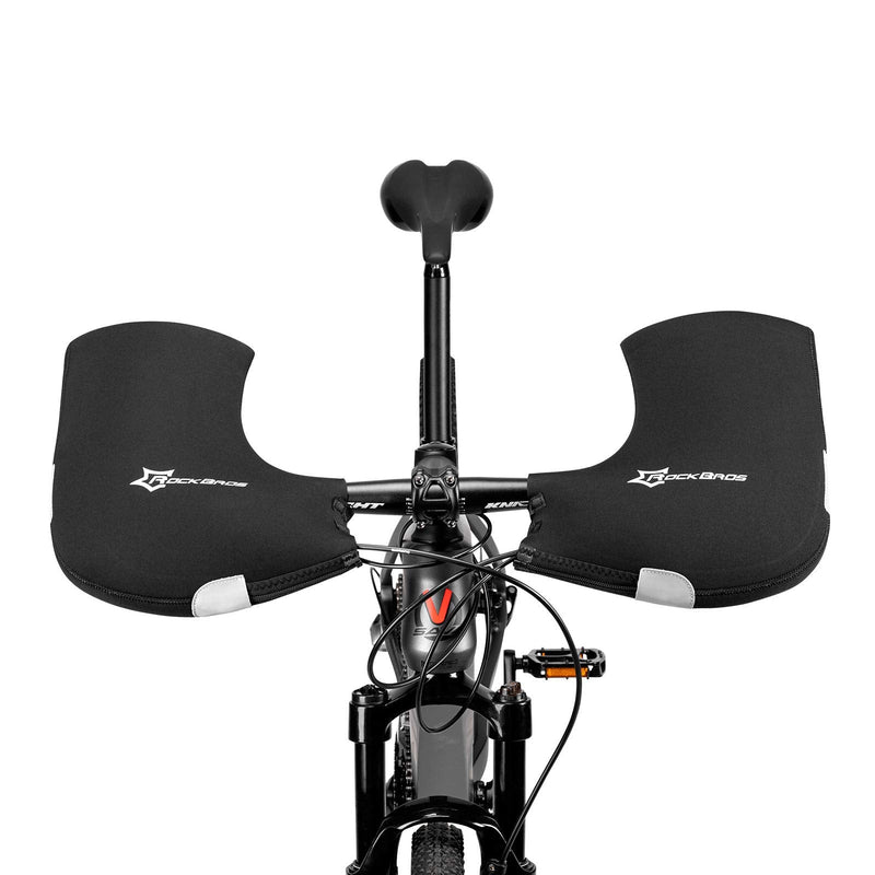 Load image into Gallery viewer, ROCKBROS Winter Bike Handlebar Mittens - Windproof Thermal Pogies for MTB
