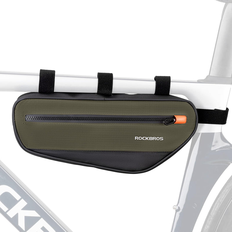 Load image into Gallery viewer, ROCKBROS Bike Frame Bag Bike Handlebar Bag Bike Bag with Large Opening Zippers 1.5L
