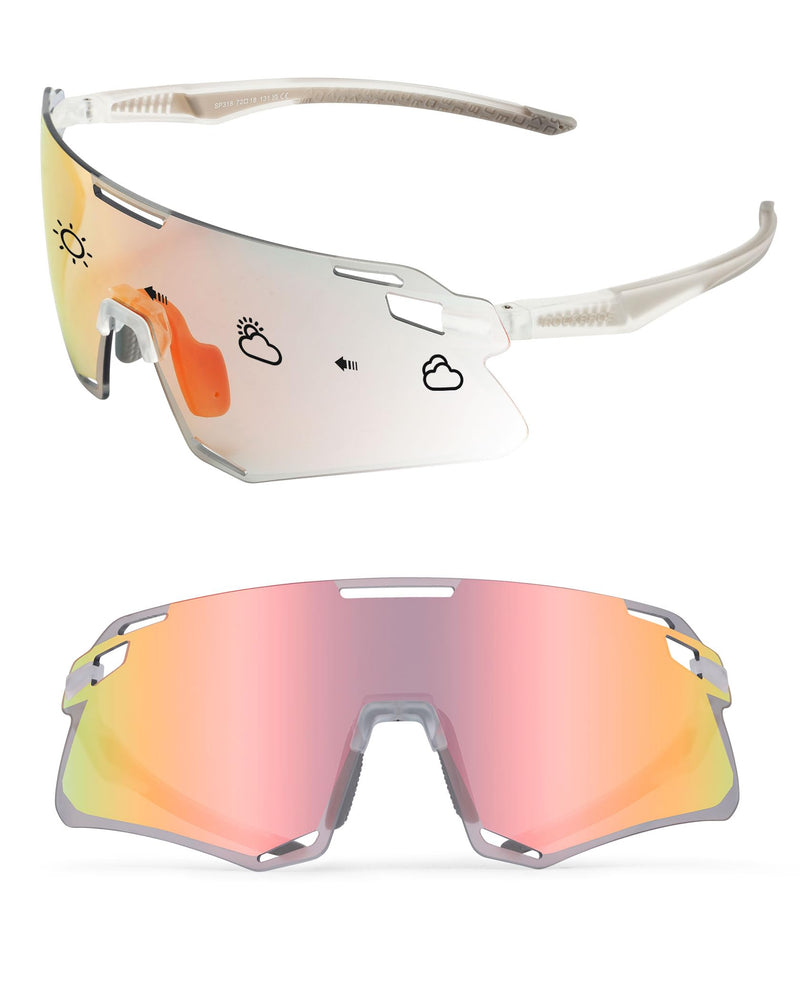 Load image into Gallery viewer, Men's TR90 Photochromic Cycling Sunglasses for MTB
