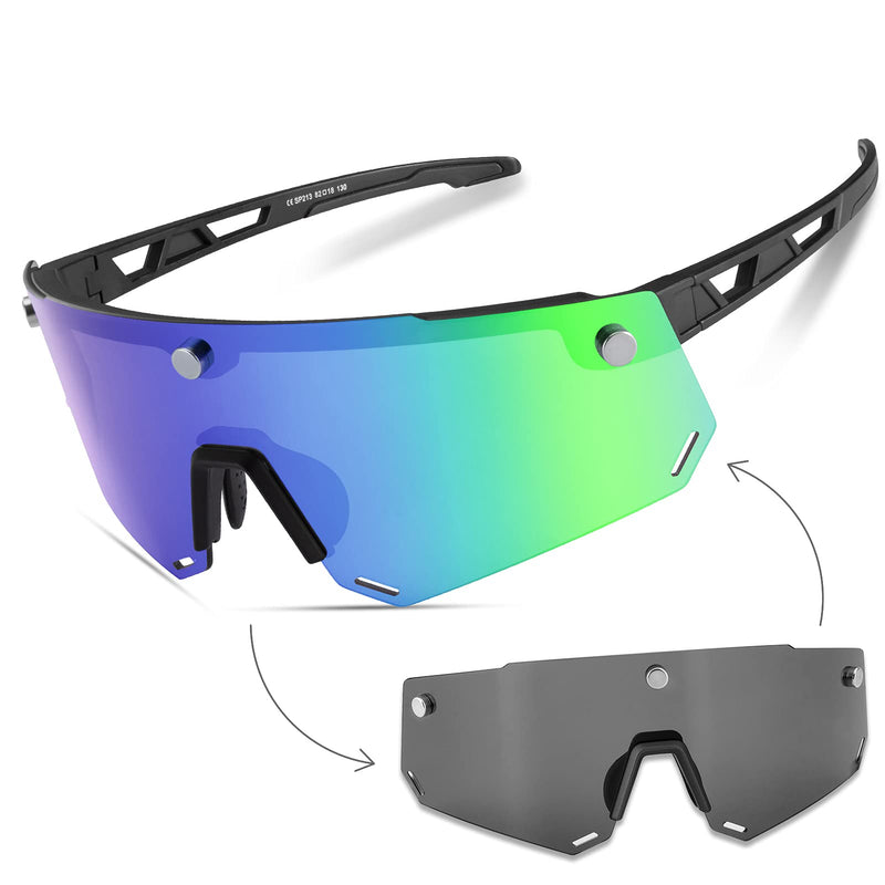 Load image into Gallery viewer, Unisex Polarized Cycling Glasses with 2 Replaceable Lenses
