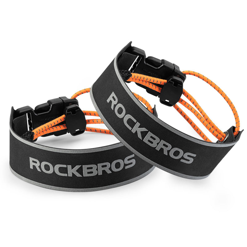 Load image into Gallery viewer, ROCKBROS Reflective Cycling Ankle Bands - Adjustable Pant Leg Straps
