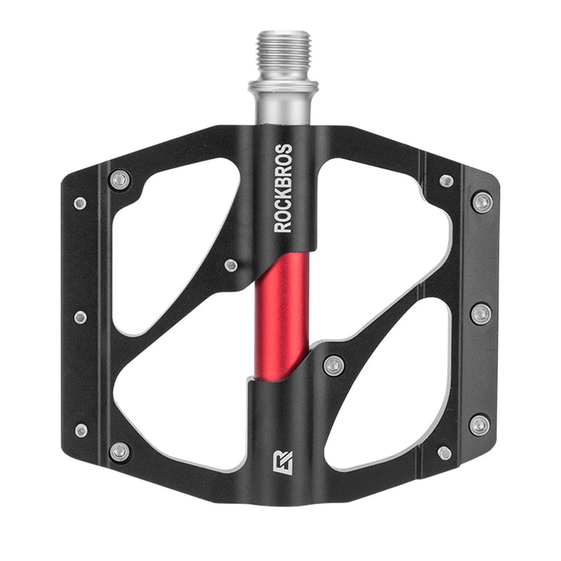 Load image into Gallery viewer, ROCKBROS MTB Pedals Platform Bike Pedal Aluminum 9/16" Bicycle Pedal Non-Slip Lightweight Flat Pedals for BMX Road Mountain Bikes
