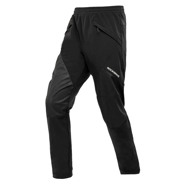 Load image into Gallery viewer, ROCKBROS Winter Cycling Pants Warm Ergonomics Men's Windproof Thermal Bicycling Pants
