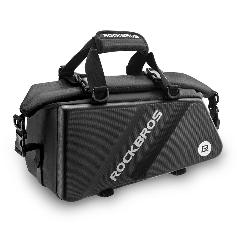 Load image into Gallery viewer, ROCKBROS Bike Trunk Bag Top Expandable Rear Rack Bag, EVA Hard Shell
