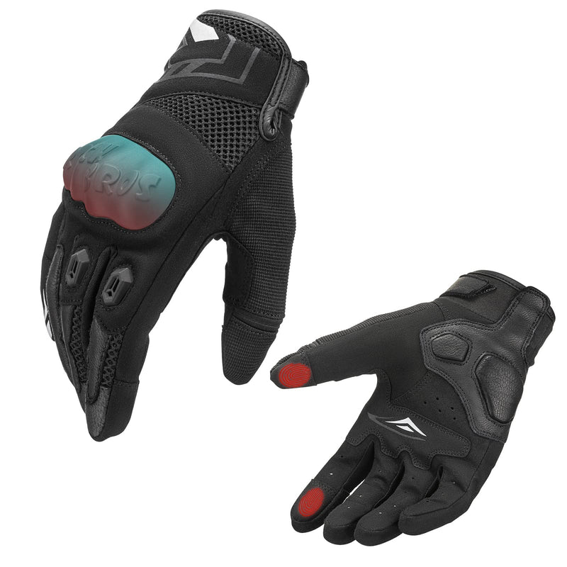 Load image into Gallery viewer, ROCKBROS Summer Motorcycle Gloves - Breathable, Touchscreen Hard Knuckle Gloves for Men Women
