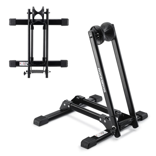 One-Second Foldable Push-In Bike Stand for 20"-29" Wheels