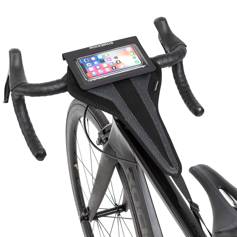 Load image into Gallery viewer, ROCKBROS Bike Sweat Guard Bicycle Trainer Sweat Net with Phone Pouch below 6.2’’

