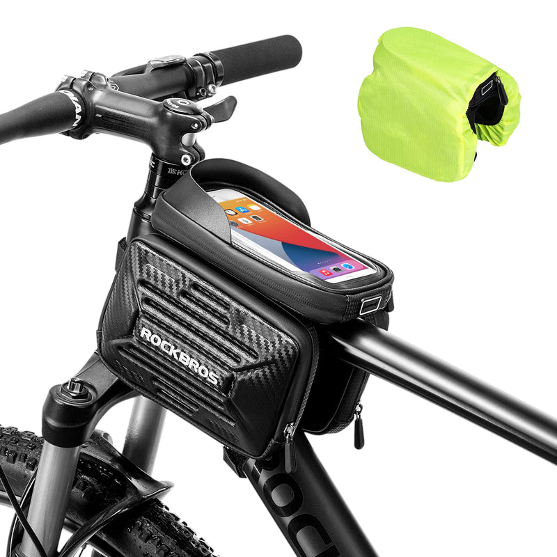 Load image into Gallery viewer, ROCKBROS Bike  Waterproof Front Frame Pouch Top Tube Handlebar Bag Below 6.2”/5.8”
