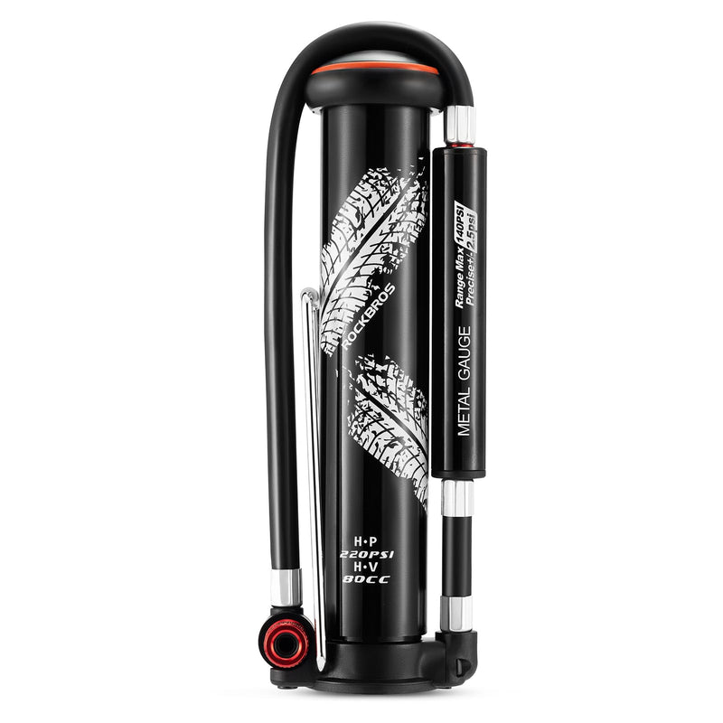 Load image into Gallery viewer, ROCKBROS Mini Portable Bike Pump with Hidden Gauge 220PSI
