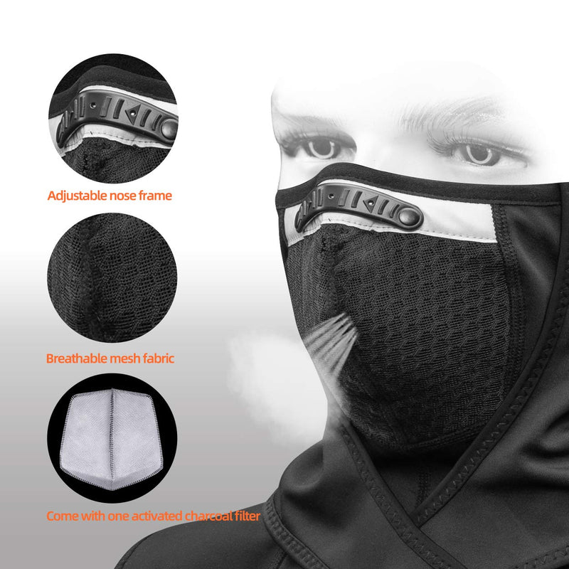 Load image into Gallery viewer, ROCKBROS Men Windproof Thermal Fleece Balaclava Ski Mask Winter Cycling  Motorcycle Gear
