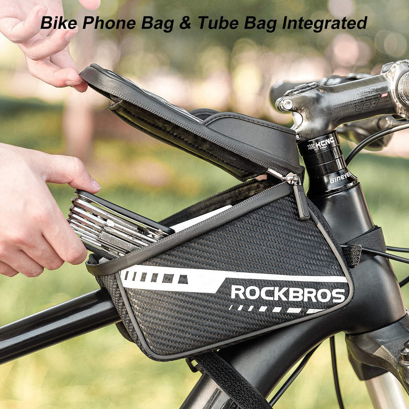 Load image into Gallery viewer, Bike Phone Frame Bag for Large Smartphones
