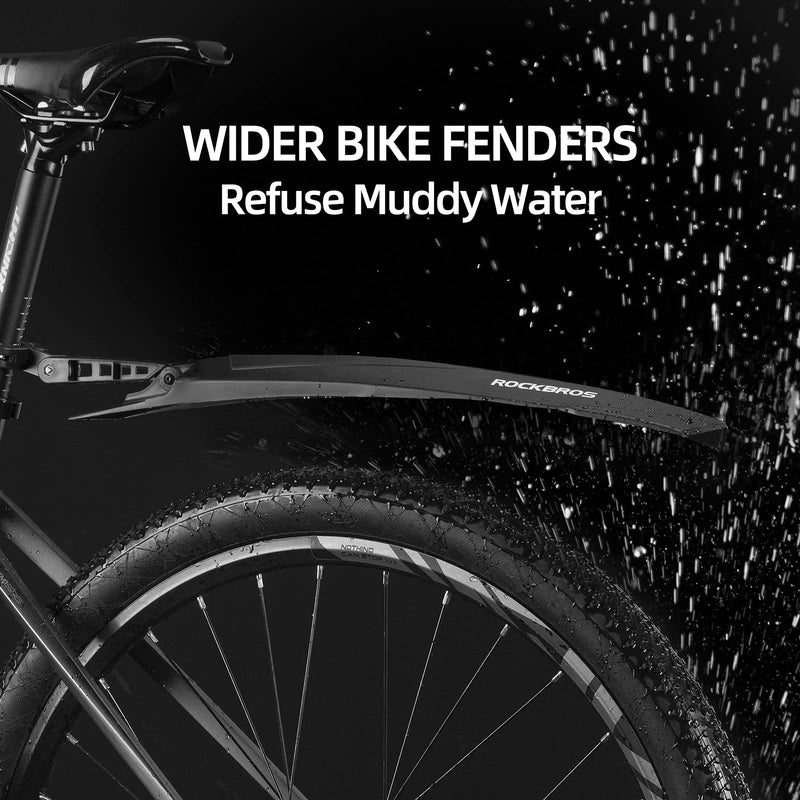 Load image into Gallery viewer, ROCKBROS Adjustable MTB Mud Guards Front &amp; Rear Splash Guard
