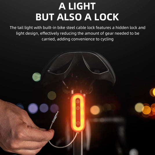Bluetooth Lock Light Brake Sense Diurnal Light